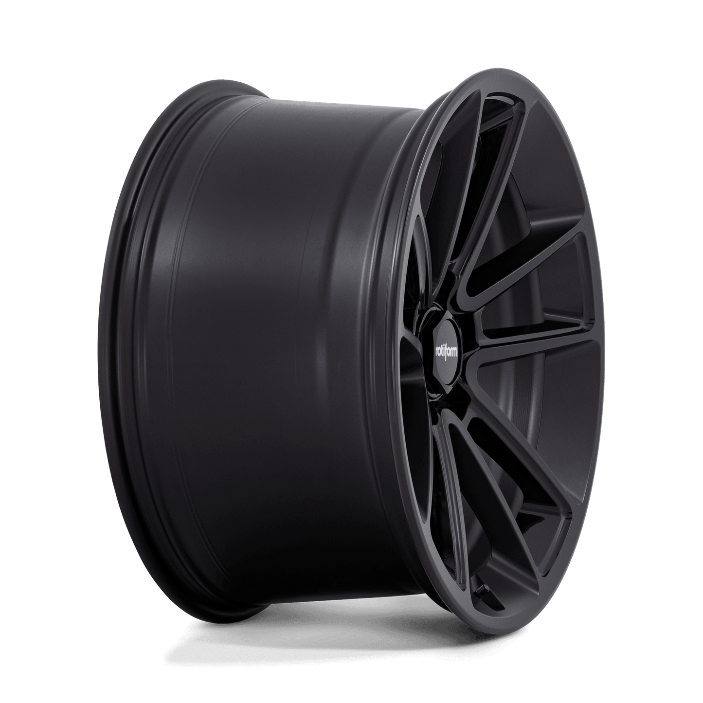 Rotiform BTL MATTE BLACK W/ BLACK CAP 22X11 +20 5X112